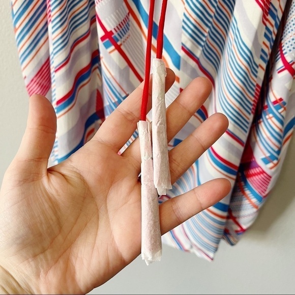 CAbi #5230 NWOT All Aboard Nautical Tassel Tank Striped In-line Print Sz Medium - Picture 7 of 11